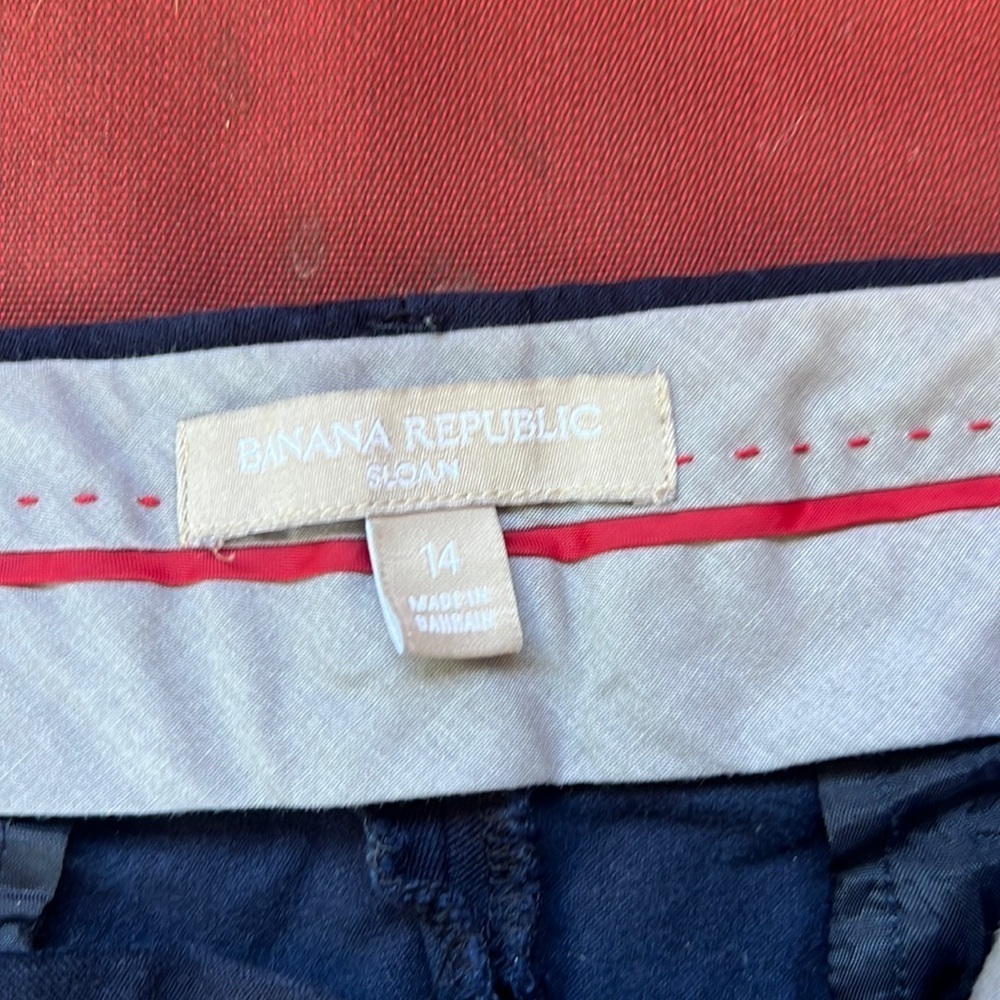 Banana republic, Sloan size 14, ankle pants and dark blue - Picture 3 of 6
